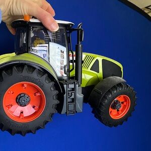 Bruder Lime and Orange Toy Tractor